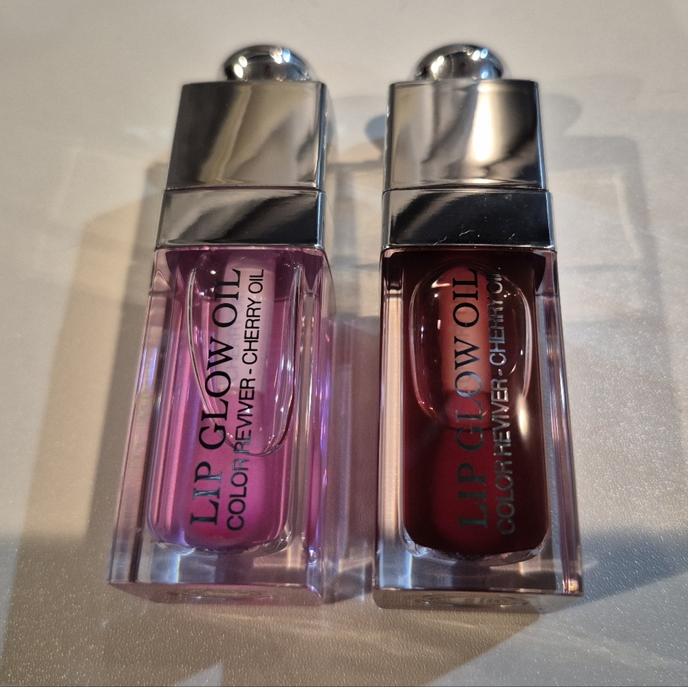 Dior Lip Glow Oil Duo - Pink Lilac & Bronzed Glow